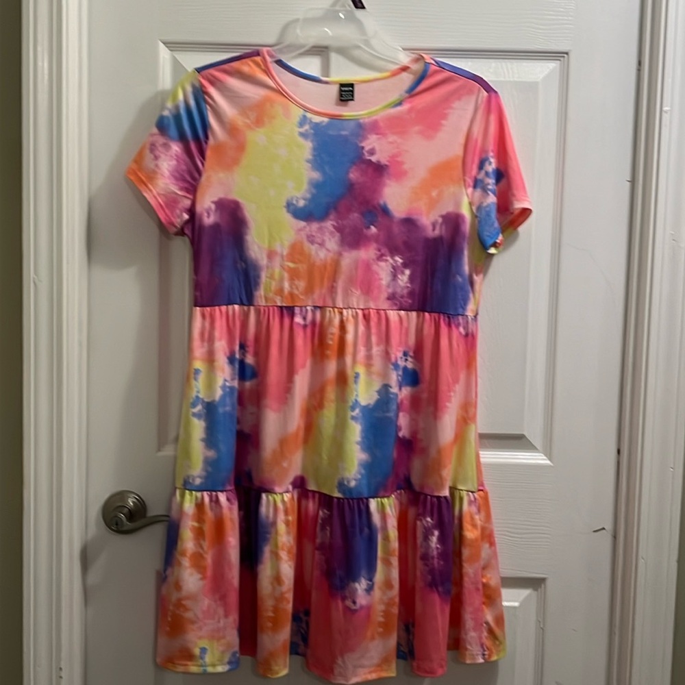 SHEIN Tie-Dye Dress